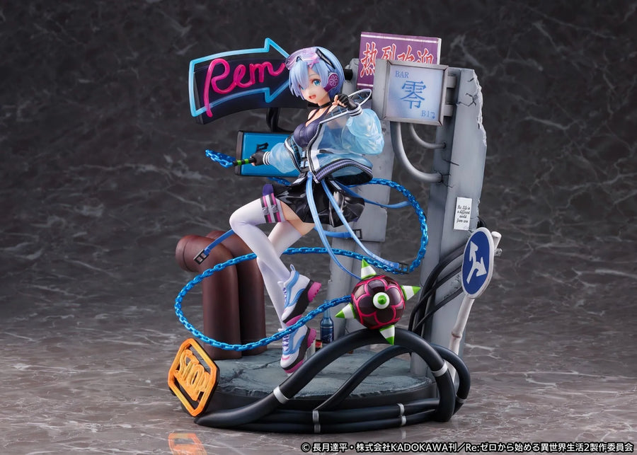 Re:Zero kara Hajimeru Isekai Seikatsu - Rem - Shibuya Scramble Figure - 1/7 - Neon City Ver. (Alpha Satellite) [Shop Exclusive]ㅤ – eStream – ActionFigureBrasil