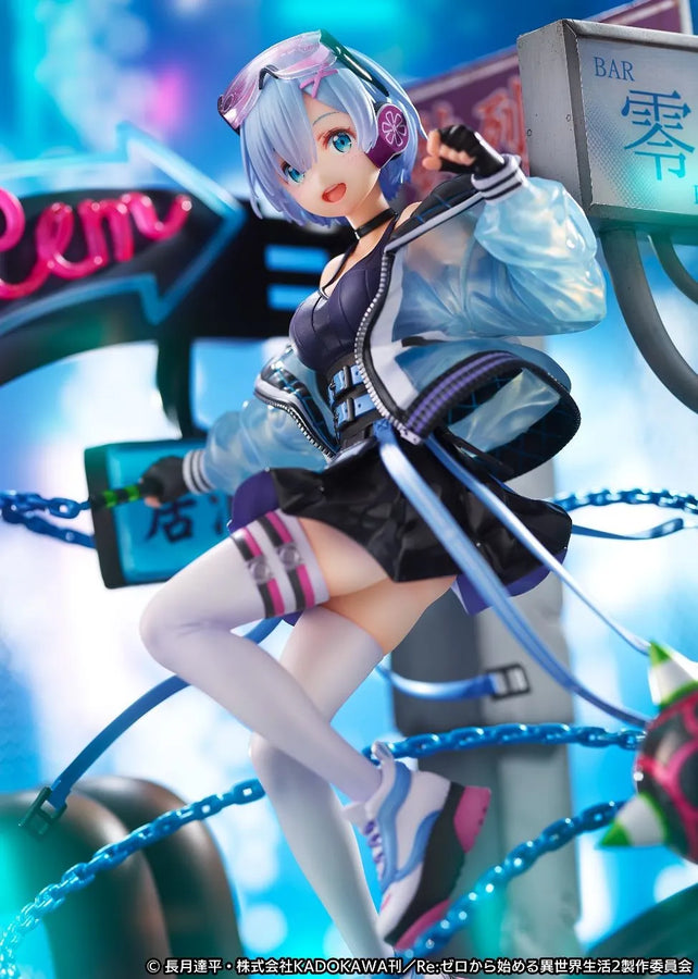 Re:Zero kara Hajimeru Isekai Seikatsu - Rem - Shibuya Scramble Figure - 1/7 - Neon City Ver. (Alpha Satellite) [Shop Exclusive]ㅤ – eStream – ActionFigureBrasil