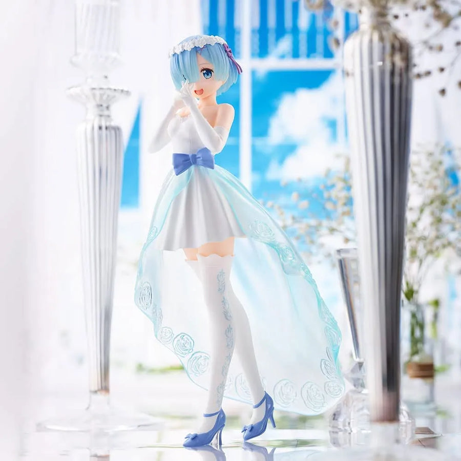 Re:Zero kara Hajimeru Isekai Seikatsu - Rem - SPM Figure - Bridal dress Ver. (SEGA)ㅤ – SEGA – ActionFigureBrasil