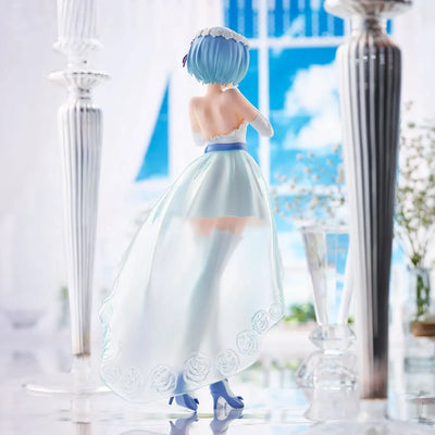 Re:Zero kara Hajimeru Isekai Seikatsu - Rem - SPM Figure - Bridal dress Ver. (SEGA)ㅤ – SEGA – ActionFigureBrasil — ângulo diferente