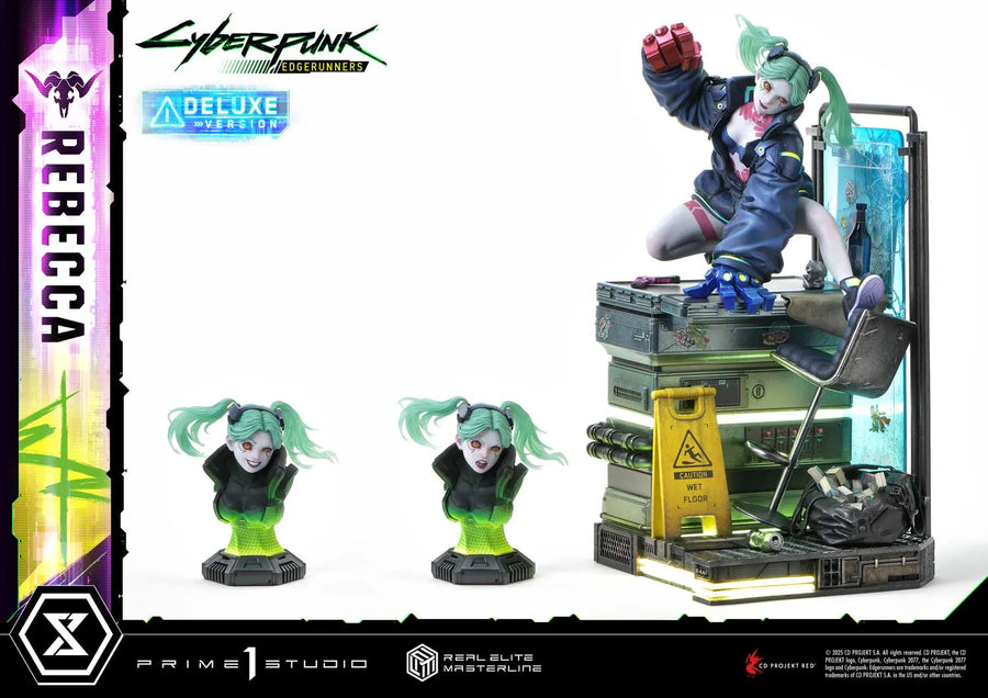 Rebecca (Deluxe Bonus Version) Cyberpunk: Edgerunners – Prime1Studio – ActionFigure Brasil