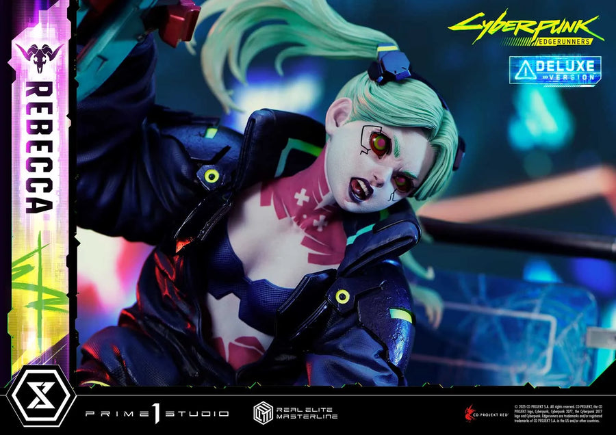 Rebecca (Deluxe Bonus Version) Cyberpunk: Edgerunners – Prime1Studio – ActionFigure Brasil
