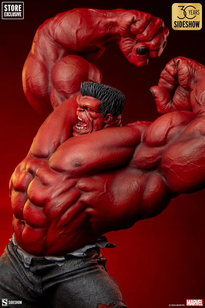 Red Hulk: Thunderbolt Ross - LIMITED EDITION: 750 (Red - Variant) – Sideshow Collectibles – ActionFigure Brasil — close