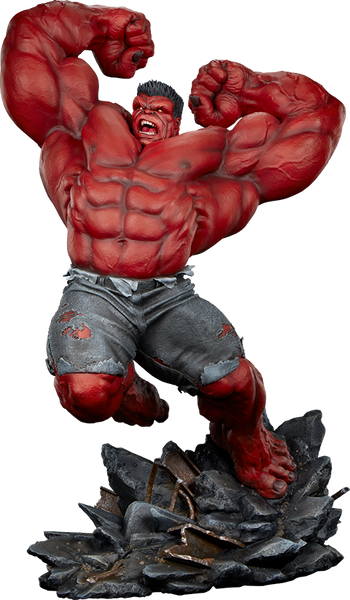 Red Hulk: Thunderbolt Ross - LIMITED EDITION: 750 (Red - Variant) – Sideshow Collectibles – ActionFigure Brasil — acessórios