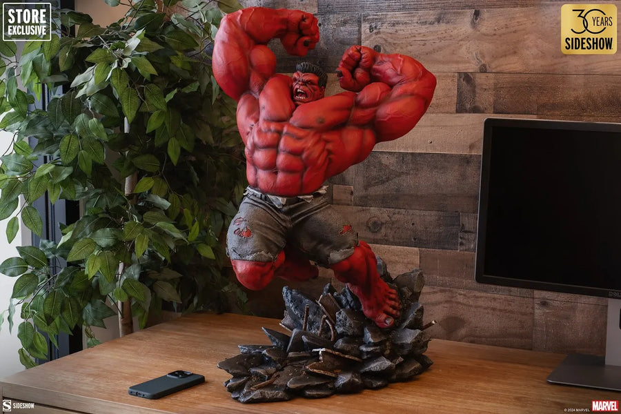 Red Hulk: Thunderbolt Ross - LIMITED EDITION: 750 (Red - Variant) – Sideshow Collectibles – ActionFigure Brasil