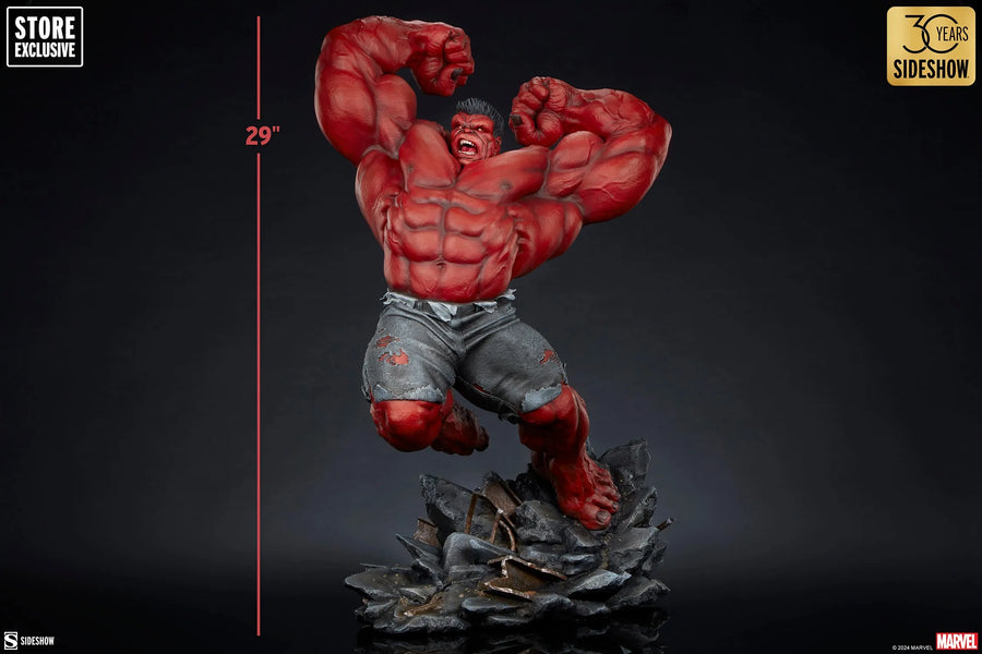 Red Hulk: Thunderbolt Ross - LIMITED EDITION: 750 (Red - Variant) – Sideshow Collectibles – ActionFigure Brasil