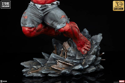 Red Hulk: Thunderbolt Ross - LIMITED EDITION: 750 (Red - Variant) – Sideshow Collectibles – ActionFigure Brasil — ângulo diferente