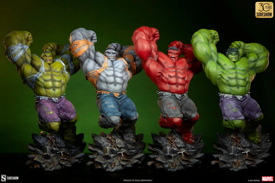 Red Hulk: Thunderbolt Ross - LIMITED EDITION: 750 (Red - Variant) – Sideshow Collectibles – ActionFigure Brasil — embalagem
