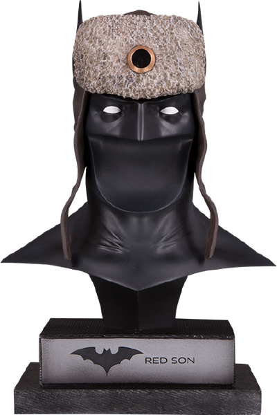 Red Son Batman Cowl - LIMITED EDITION: 5000 – DC Direct – ActionFigure Brasil — close