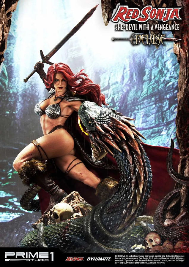 Red Sonja (Deluxe Version) Red Sonja – Prime1Studio – ActionFigure Brasil