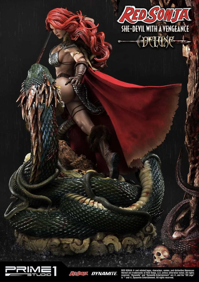Red Sonja (Deluxe Version) Red Sonja – Prime1Studio – ActionFigure Brasil
