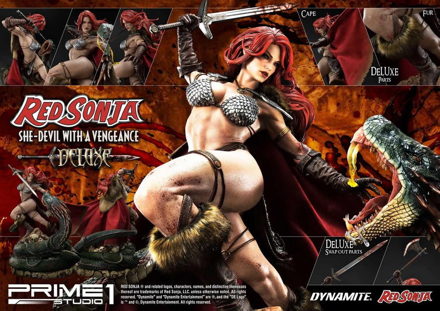 Red Sonja (Deluxe Version) Red Sonja – Prime1Studio – ActionFigure Brasil
