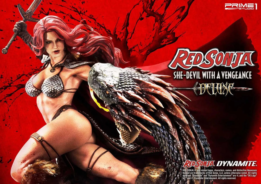 Red Sonja (Deluxe Version) Red Sonja – Prime1Studio – ActionFigure Brasil