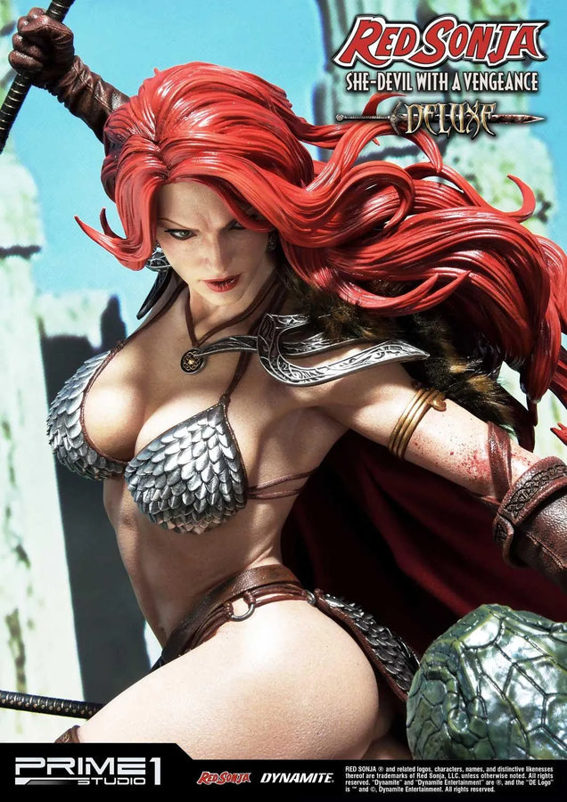 Red Sonja (Deluxe Version) Red Sonja – Prime1Studio – ActionFigure Brasil