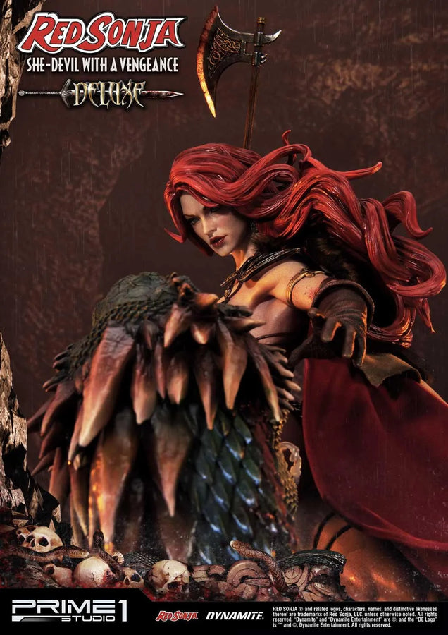Red Sonja (Deluxe Version) Red Sonja – Prime1Studio – ActionFigure Brasil
