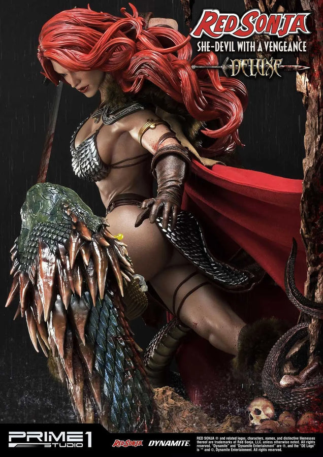 Red Sonja (Deluxe Version) Red Sonja – Prime1Studio – ActionFigure Brasil