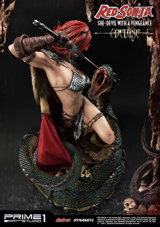 Red Sonja (Deluxe Version) Red Sonja – Prime1Studio – ActionFigure Brasil