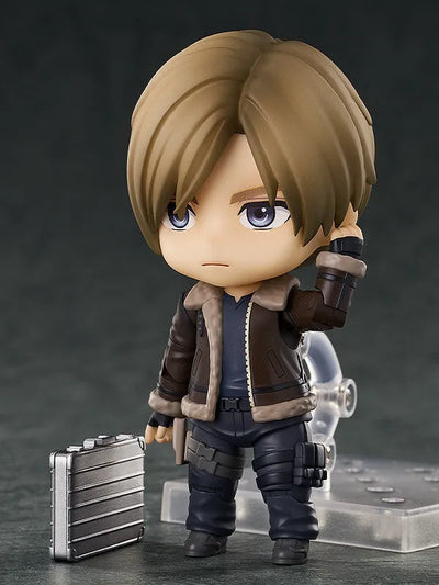 Resident Evil 4 - Leon S. Kennedy - Nendoroid #2337 (Good Smile Company)ㅤ – Good Smile Company – ActionFigureBrasil — ângulo diferente