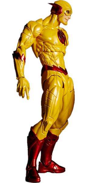 Reverse Flash (Variant) – Kaiyodo – ActionFigure Brasil — com base expositora