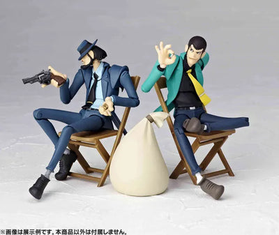Revoltech Yamaguchi No.129 Lupin the 3rd (TV Anime 1st Series Edition)ㅤ – Kaiyodo – ActionFigureBrasil — acessórios