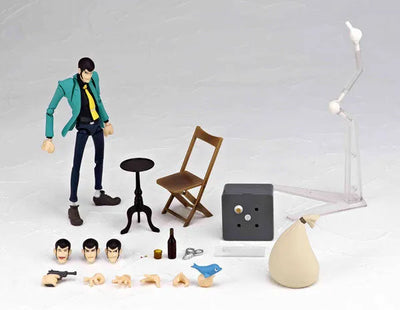 Revoltech Yamaguchi No.129 Lupin the 3rd (TV Anime 1st Series Edition)ㅤ – Kaiyodo – ActionFigureBrasil — com base expositora