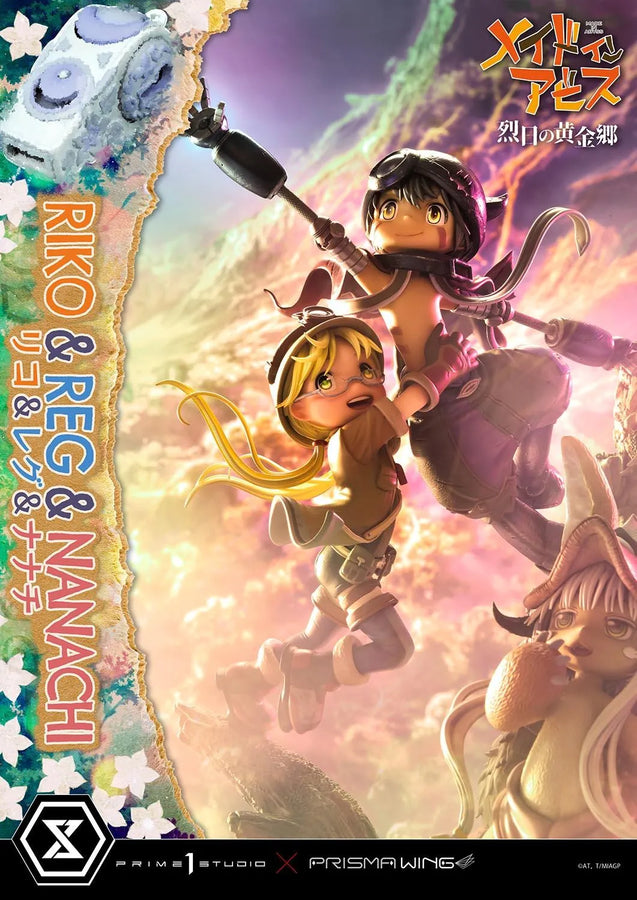 Riko,Reg and Nanachi (Regular Version) MADE IN ABYSS – Prime1Studio – ActionFigure Brasil