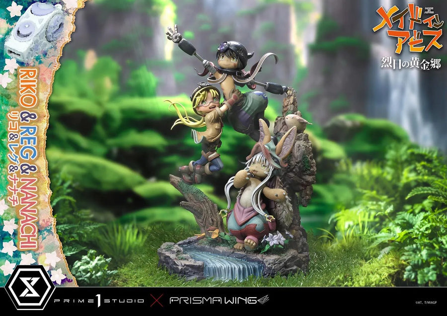 Riko,Reg and Nanachi (Regular Version) MADE IN ABYSS – Prime1Studio – ActionFigure Brasil