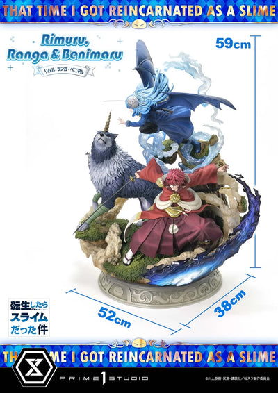 Rimuru, Ranga & Benimaru (Deluxe Bonus Version) That Time I Got Reincarnated as a Slime – Prime1Studio – ActionFigure Brasil