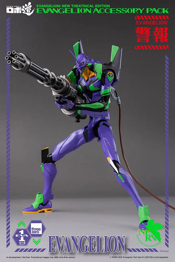 ROBO-DOU Evangelion Accessory Pack – Threezero – ActionFigure Brasil