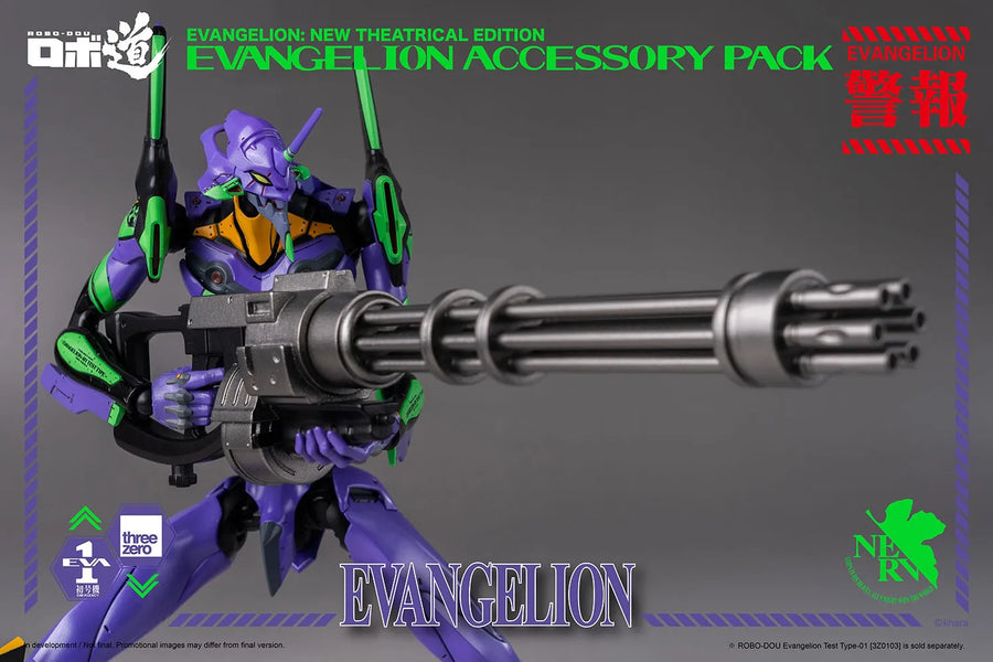 ROBO-DOU Evangelion Accessory Pack – Threezero – ActionFigure Brasil