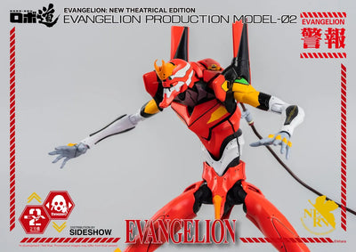 ROBO-DOU Evangelion Production Model-02 – Threezero – ActionFigure Brasil — ângulo diferente