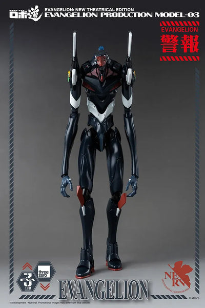 ROBO-DOU Evangelion Production Model-03 – Threezero – ActionFigure Brasil — ângulo diferente