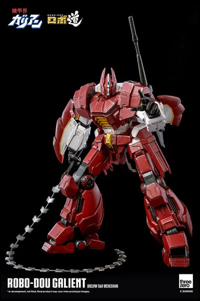 ROBO-DOU Galient (Kelvin Sau Redesign) – Threezero – ActionFigure Brasil — com base expositora