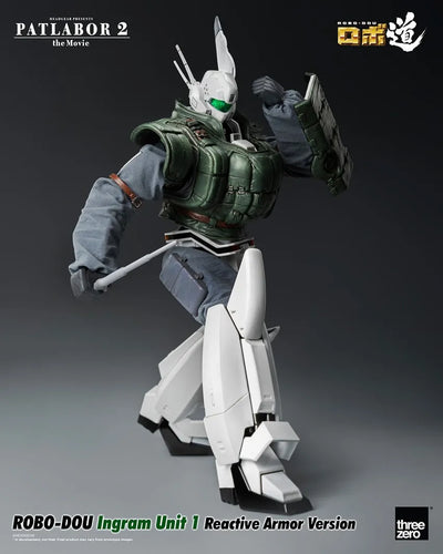 ROBO-DOU Ingram Unit 1 Reactive Armor Version – Threezero – ActionFigure Brasil — detalhe do produto