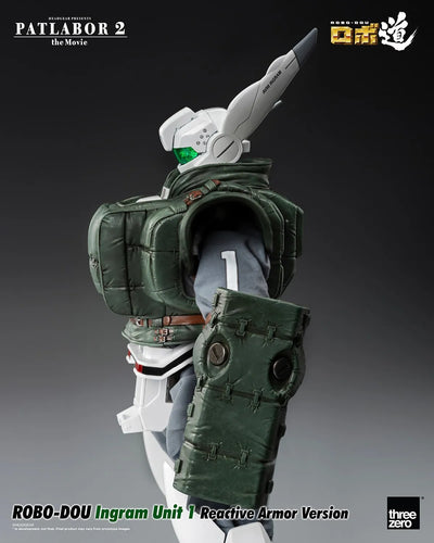 ROBO-DOU Ingram Unit 1 Reactive Armor Version – Threezero – ActionFigure Brasil — close