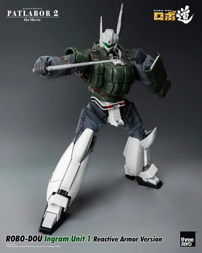 ROBO-DOU Ingram Unit 1 Reactive Armor Version – Threezero – ActionFigure Brasil — embalagem