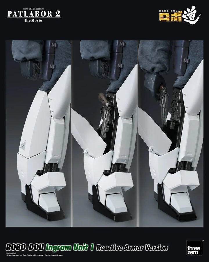 ROBO-DOU Ingram Unit 1 Reactive Armor Version – Threezero – ActionFigure Brasil
