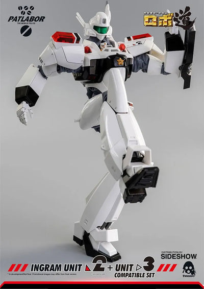 ROBO-DOU Ingram Unit 2 + Unit 3 Compatible Set – Threezero – ActionFigure Brasil — ângulo diferente
