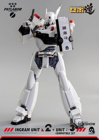 ROBO-DOU Ingram Unit 2 + Unit 3 Compatible Set – Threezero – ActionFigure Brasil — ângulo diferente