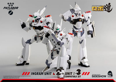ROBO-DOU Ingram Unit 2 + Unit 3 Compatible Set – Threezero – ActionFigure Brasil — ângulo diferente