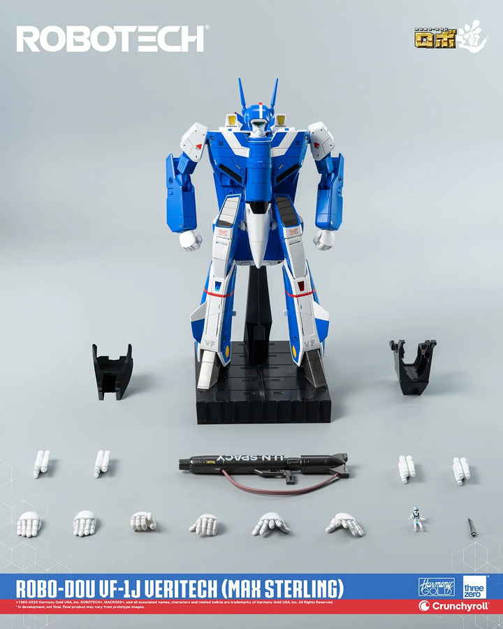 ROBO-DOU ROBOTECH VF-1J Veritech (Max Sterling) – Threezero – ActionFigure Brasil