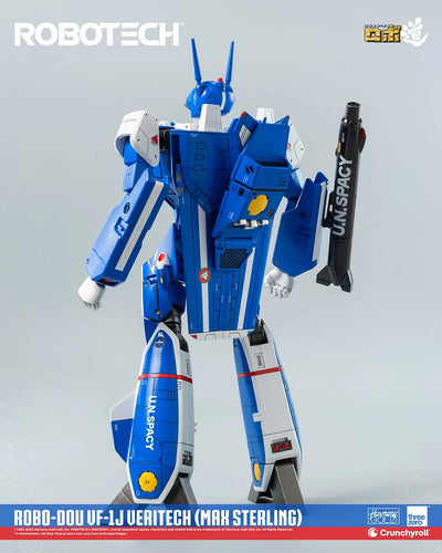 ROBO-DOU ROBOTECH VF-1J Veritech (Max Sterling) – Threezero – ActionFigure Brasil — detalhe do produto