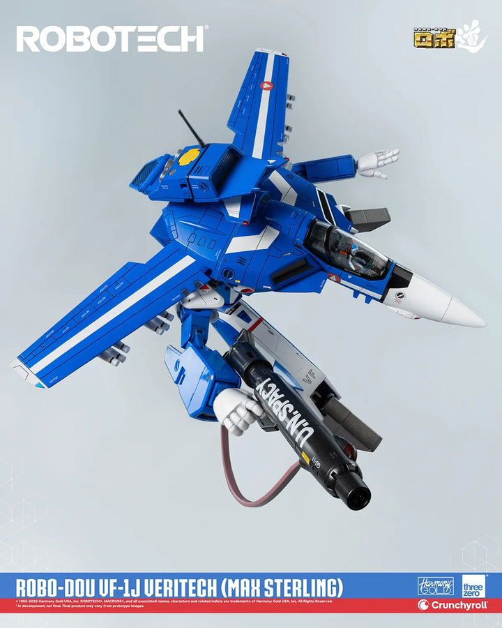 ROBO-DOU ROBOTECH VF-1J Veritech (Max Sterling) – Threezero – ActionFigure Brasil
