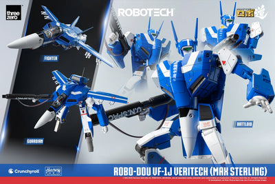 ROBO-DOU ROBOTECH VF-1J Veritech (Max Sterling) – Threezero – ActionFigure Brasil — close
