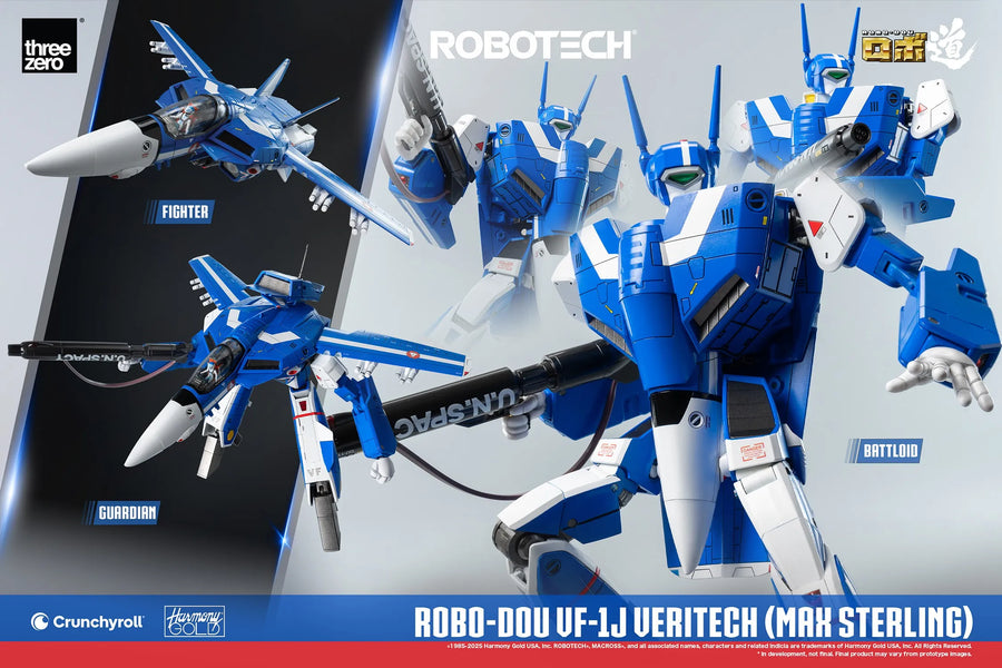 ROBO-DOU ROBOTECH VF-1J Veritech (Max Sterling) – Threezero – ActionFigure Brasil