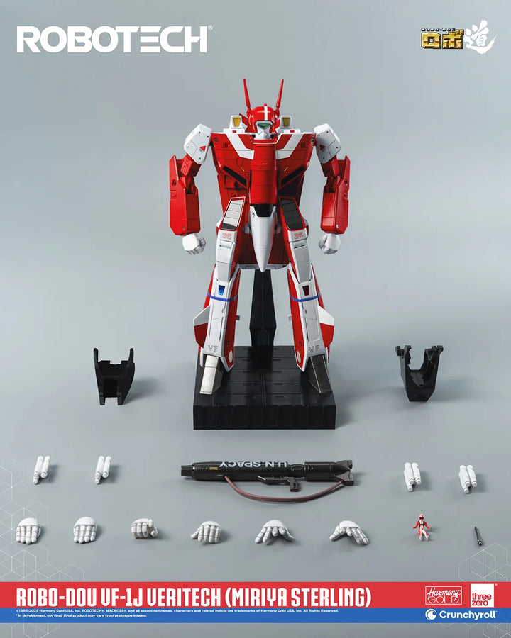ROBO-DOU ROBOTECH VF-1J Veritech (Miriya Sterling) – Threezero – ActionFigure Brasil