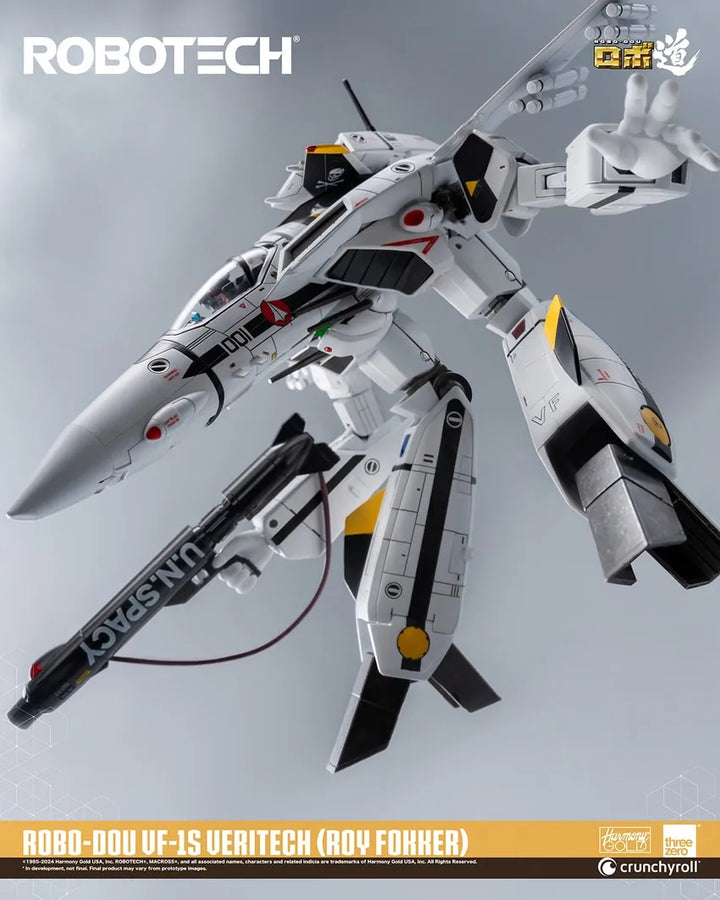 ROBO-DOU ROBOTECH VF-1S Veritech (Roy Fokker) – Threezero – ActionFigure Brasil