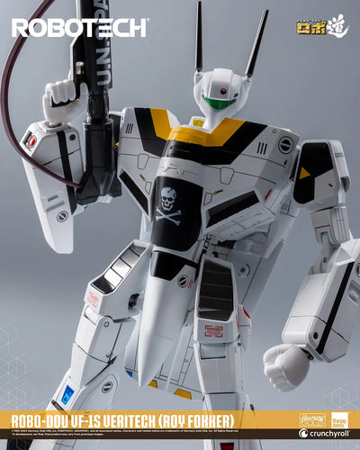 ROBO-DOU ROBOTECH VF-1S Veritech (Roy Fokker) – Threezero – ActionFigure Brasil — ambientada