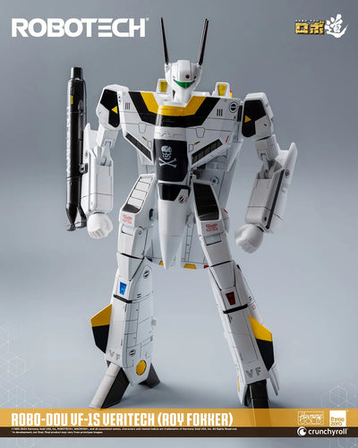 ROBO-DOU ROBOTECH VF-1S Veritech (Roy Fokker) – Threezero – ActionFigure Brasil — ângulo diferente