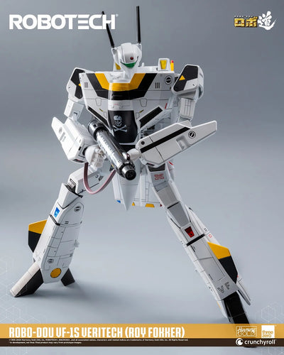 ROBO-DOU ROBOTECH VF-1S Veritech (Roy Fokker) – Threezero – ActionFigure Brasil — embalagem
